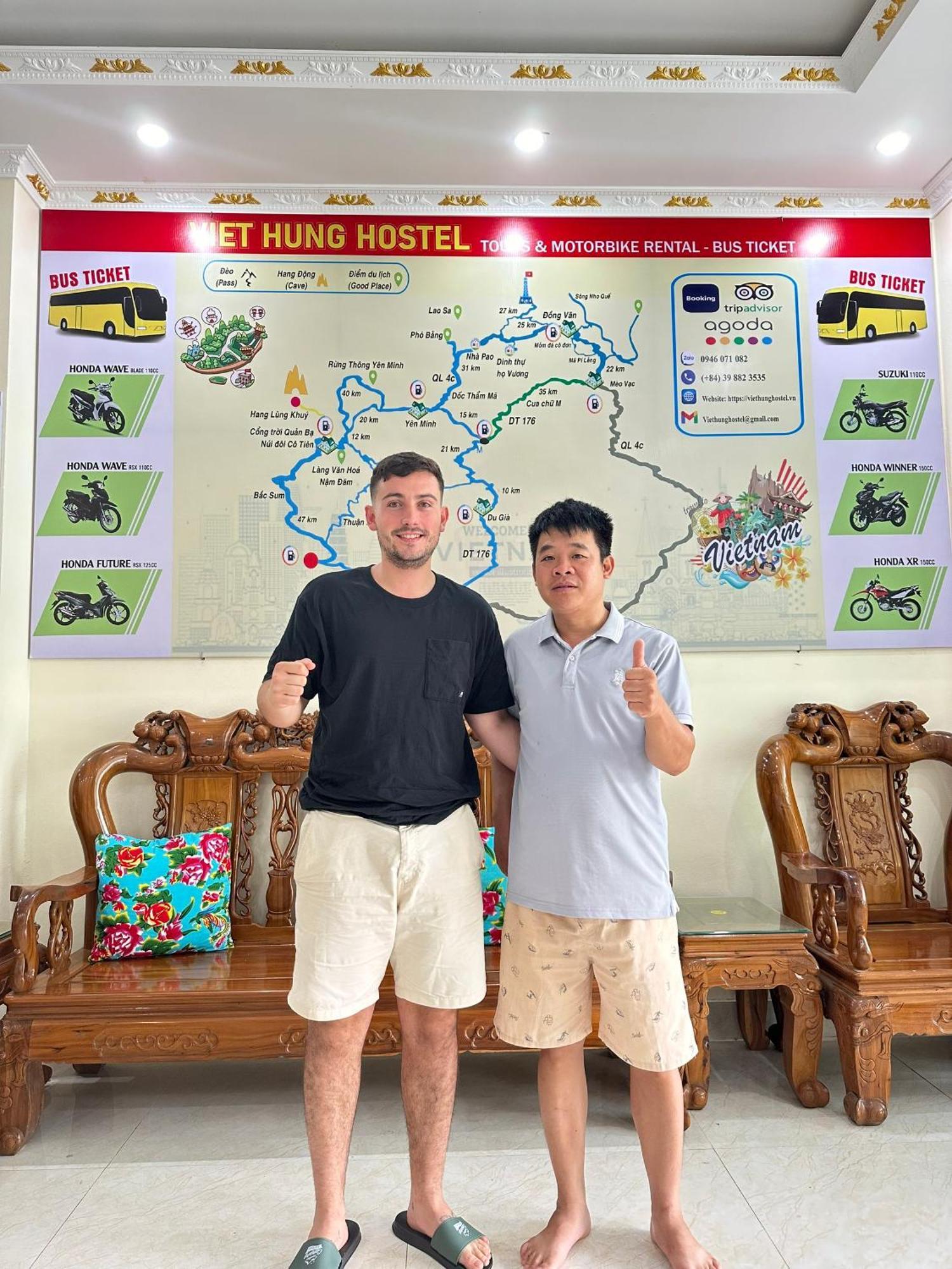 Viethung Hostel-Motorbikes For Rental - Tour Lang Lap 外观 照片